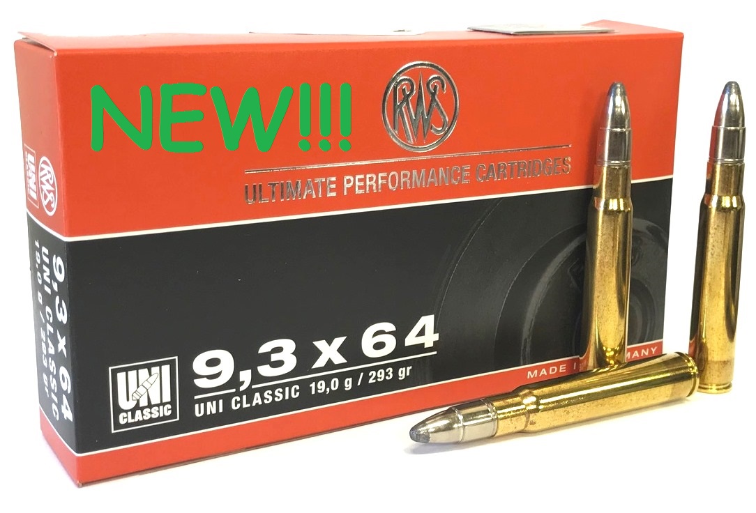 RWS 9 3x64 293 Grain UNI Classic 2119250 RWS Ammunition New rws-9-3x64-293-grain-uni-classic-2119250-rws-ammunition-new